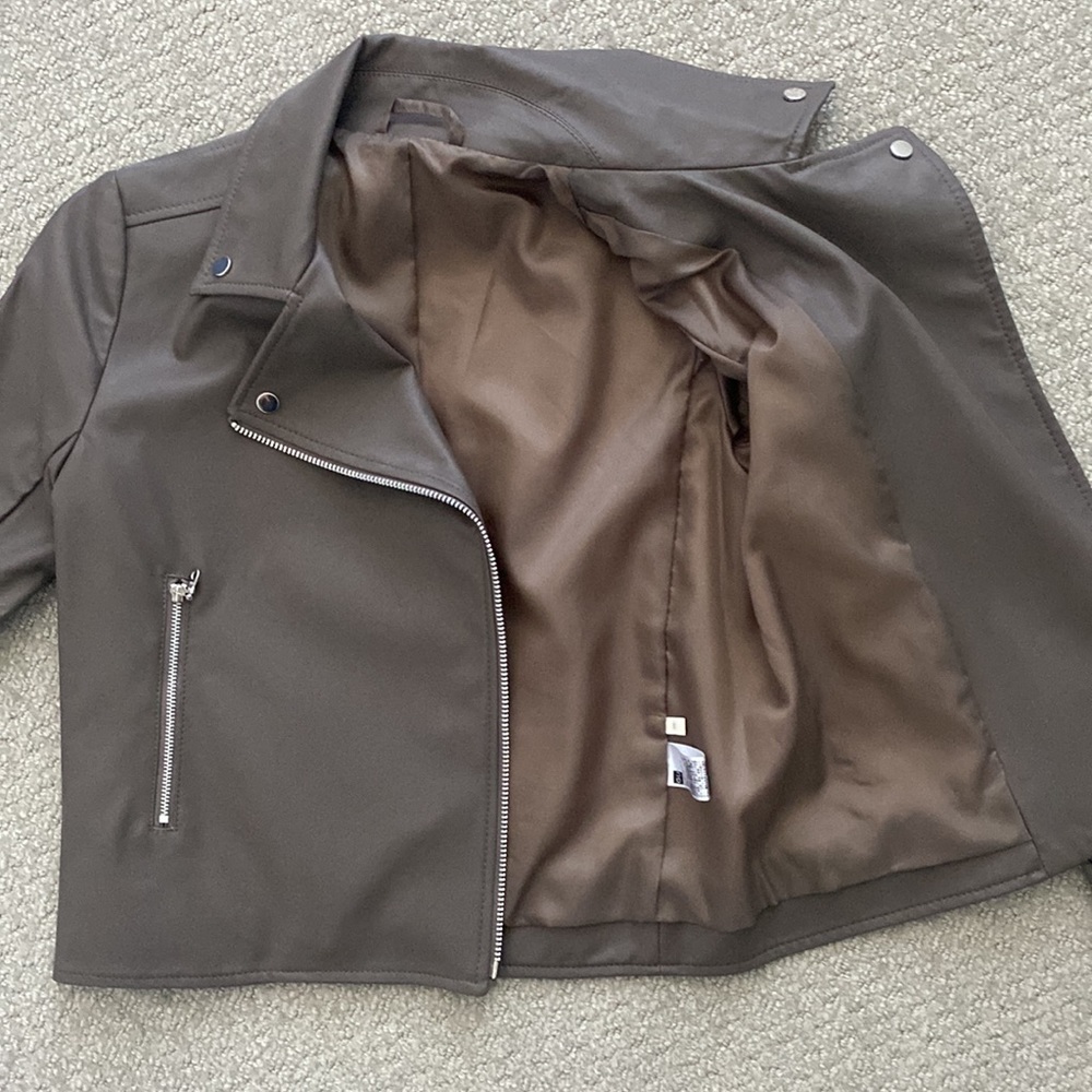 Fake Leather Jacket - Picture 4 of 5